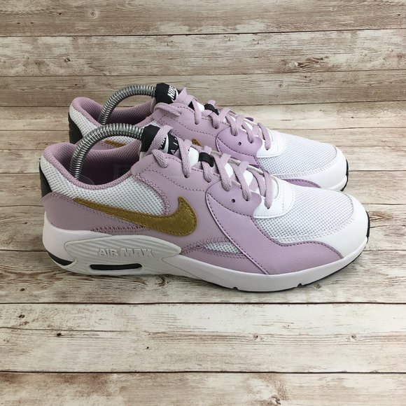 Nike Air Max Excee White Gold Iced Lilac  Sneaker Lifestyle Comfort Walking Shoe - Picture 1 of 8